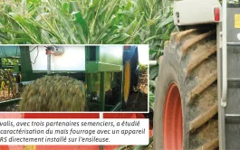 Des outils de mesures de la composition du maïs fourrage au champ