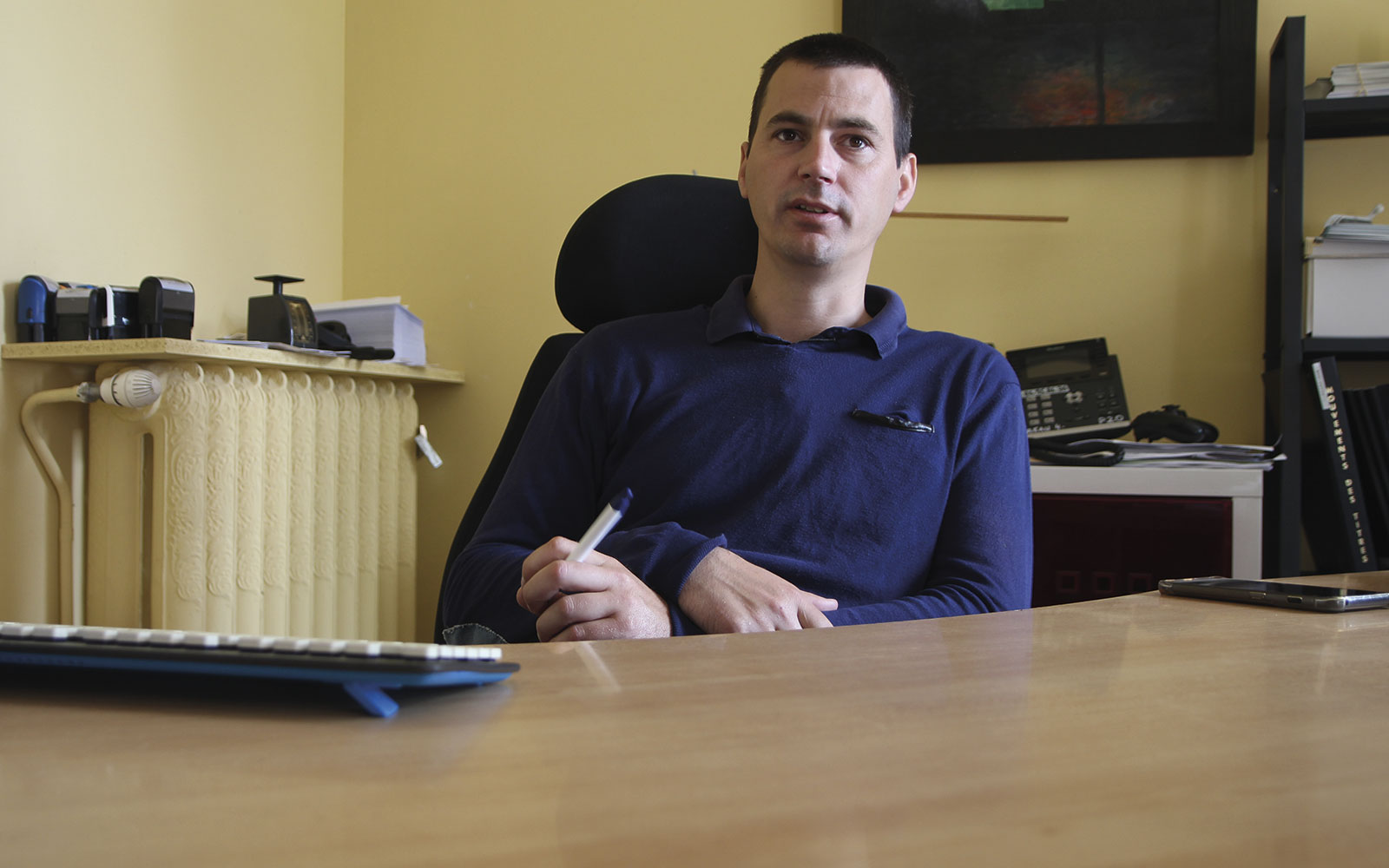 Grégoire Omont exploite, depuis deux ans, un méthaniseur principalement alimenté par des pulpes de betteraves et des CIVE.