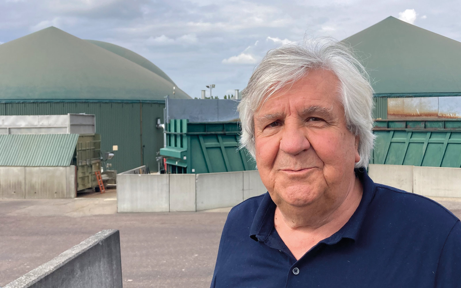 Bernard Boutiton, Panais Energie : « La station bioGNV installée au pied du méthaniseur et au bord de la D619 est ouverte à tous. Chacun peut profiter du biogaz. »
