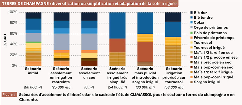 TERRES DE CHAMPAGNE : diversification ou simplification et adaptation de la sole irriguée