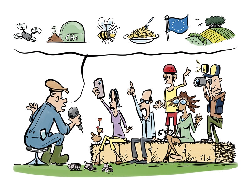 Les nouvelles relations entre les agriculteurs et la société
