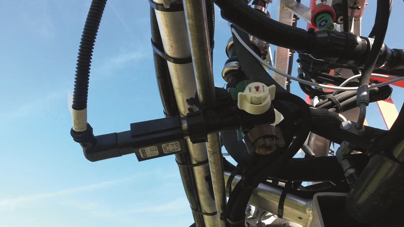 Test de la réponse du système de buses à pulsation Hawkeye