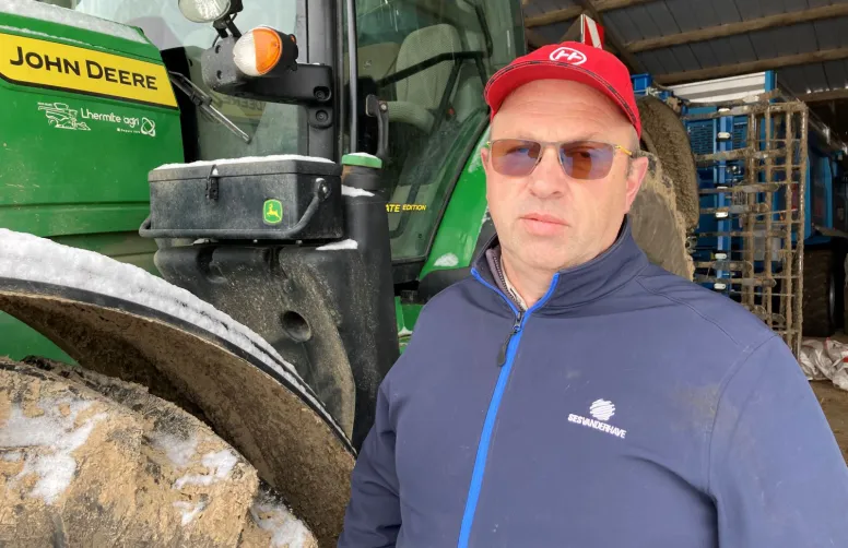 Philippe Dubuisson, agriculteur dans l'Eure.