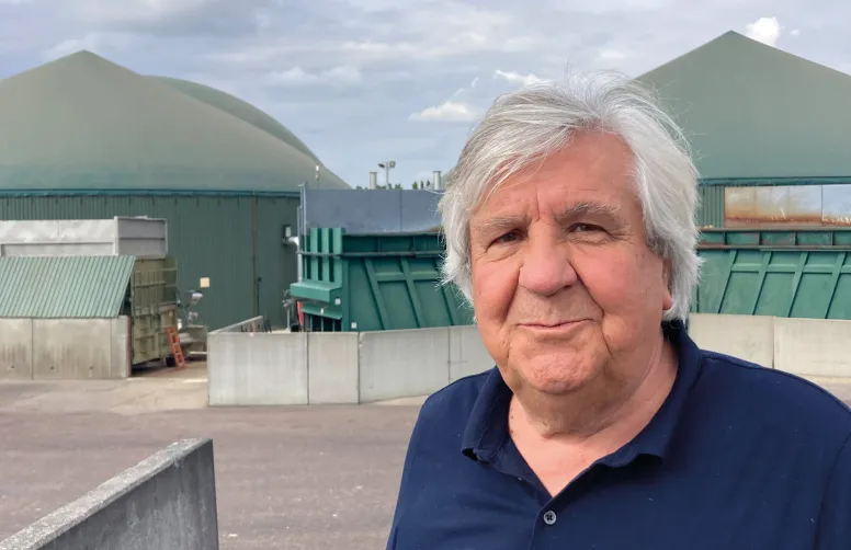 Bernard Boutiton, Panais Energie : « La station bioGNV installée au pied du méthaniseur et au bord de la D619 est ouverte à tous. Chacun peut profiter du biogaz. »