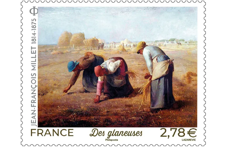 Avec ses Glaneuses, Millet magnifie un monde rural humble et besogneux, en lieu et place des scènes mythologiques ou religieuses classiques. Il préfigure l'impressionisme.