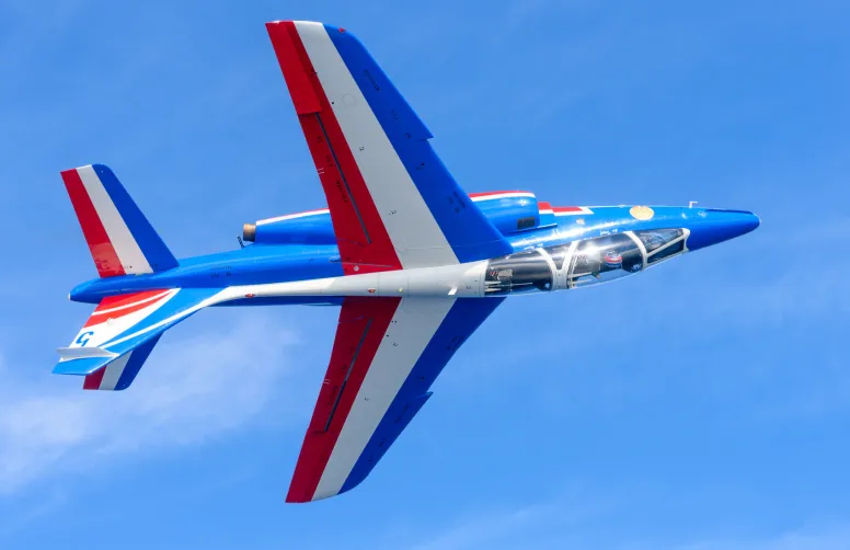 L'accident d'Aplhajet a eu lieu près de Saint-Dizier lors d'une répétition de la Patrouille de France.