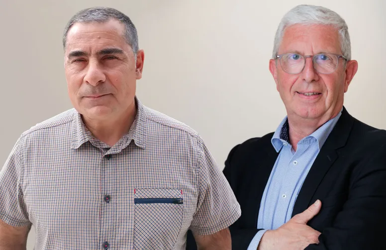 Giovanni Caria, président du Gemas, et Jacques Fourmanoir, président du Comifer.