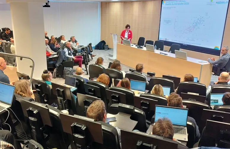 Une cinquantaine de meuniers étaient réunis le 25 septembre 2025 à Paris pour partager les résultats d’analyses de la récolte 2025 et identifier les solutions à mettre en œuvre pour les valoriser au mieux.