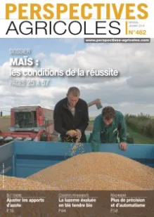 Perspectives Agricoles N°462 - janvier 2019