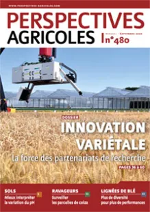 Perspectives Agricoles N°480 - septembre 2020