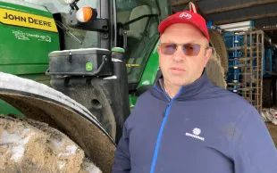 Philippe Dubuisson, agriculteur  dans l'Eure.
