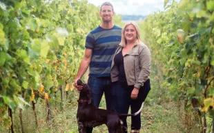 Delphine Angwin, agricultrice et viticultrice au domaine Prévost (27) et son mari : « Quand les céréaliers partent en vacances, on va travailler dans les vignes ! »