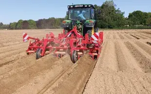 Matériel GH-4 de la société GRIMME utilisé sur la station de Villers-Saint-Christophe