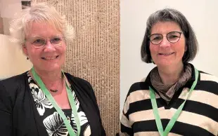 Emmanuelle Jacquin Joly (à gauche) et Anne-Marie Cortesero (à droite), INRAE : « Nous travaillons sur une banque virtuelle de 120 000 odorants »