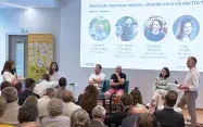 Marianne Sellam, Edouard Barkhausen, Jean-David Chevallier, Géraldine Marichal, Elsa Pivard et Pierre Compère lors de la table ronde à l’occasion des 70 ans de l’ACTA.