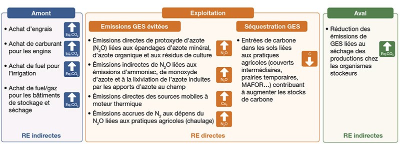 RÉDUCTION DES GES : de nombreux leviers potentiels pour agir sur les émissions des exploitations agricoles