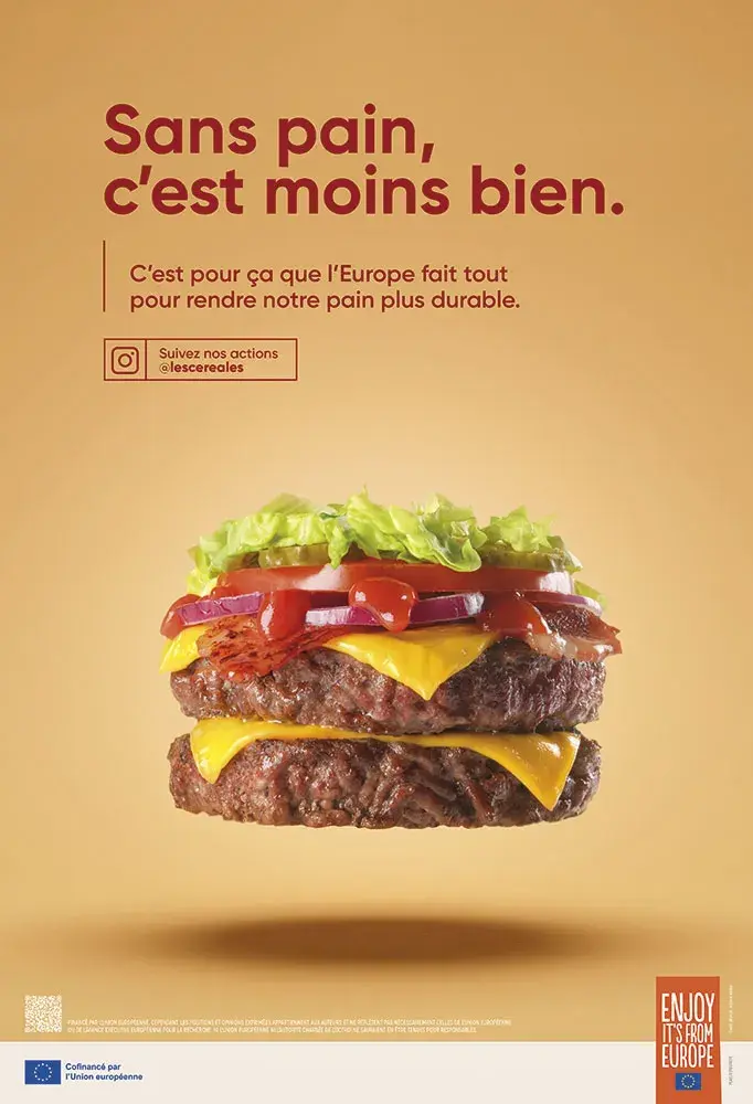 À travers une campagne au ton décalé et engageant, la filière Blé-Levure-Farine-Pain entend «&nbsp;réenchanter l’image du pain et de ses métiers auprès des jeunes ».