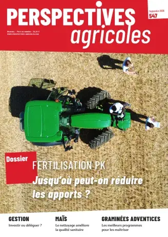Fertilisation PK : jusqu’où peut-on réduire les apports ?